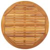 5 Piece Patio Dining Set Solid Wood Acacia