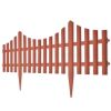17 pcs Lawn Dividers 32.8 ft Brown