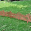 17 pcs Lawn Dividers 32.8 ft Brown