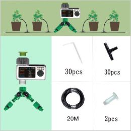 Garden Balcony Automatic Watering Device Timing Intelligent Drip Irrigation Controller (Option: E)