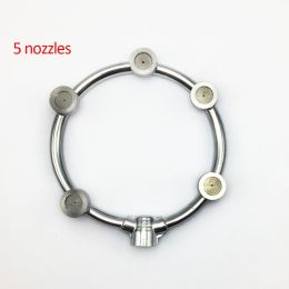 Stainless Steel Round Ring Four Nozzle (Option: 5nozzles)