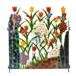 Courtyard Garden Wrought Iron Fence Guardrail Ornament Park (Option: B)