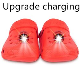 Spot Hiking Camping Essential Bean Shoe Lamp (Option: Red Upgrade charging-1PCS)